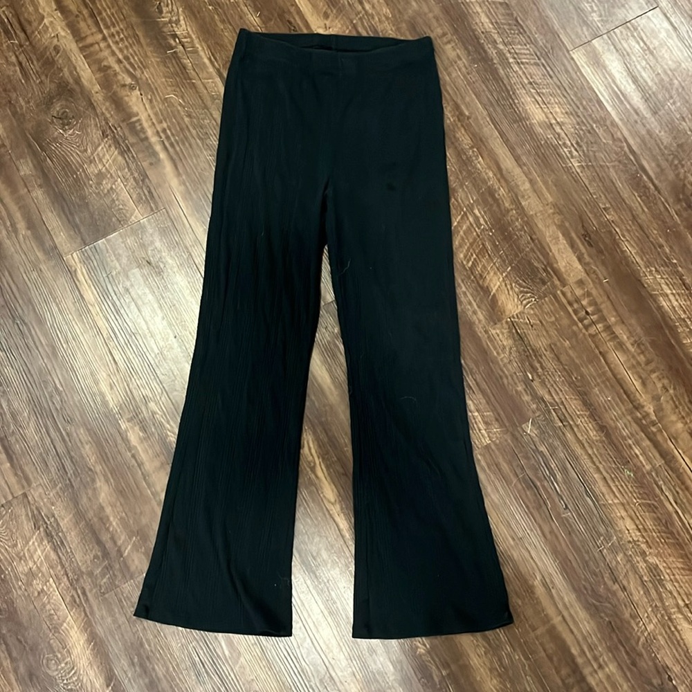 Aerie Ribbed Flared Comfy Pants
